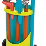 Dětský zahradní vozík s nářadím a konvičkou