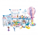 Plovoucí vila s bazénem