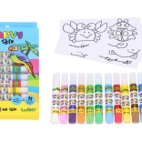 Barvy na sklo sada 11+1 10 ml