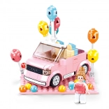 Sluban Girls Dream Mini růžový kabriolet