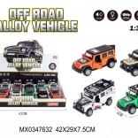 Off-road slitinové autíčko 1:32 se zvukem a světlem