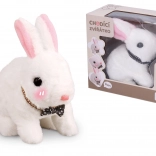 Chodící králík se světelnými a zvukovými efekty 16 cm
