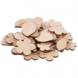 Dřevěné plátky – kreativní kytičky