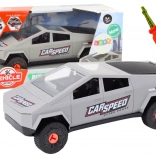 Montážní auto pro děti se šroubovákem – šedé