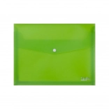 Prostorová sloha A4 se zapínáním na druk, zelená Opaline