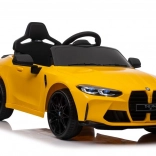 Dětské elektrické auto BMW M4 žluté