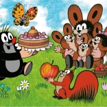 Dino Puzzle Krtek Narozeniny 24 Maxi Dílky