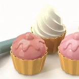 Androni tvořítka na písek – dortíky, 9dílná sada