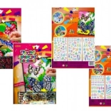 ARTLOVER třpytivý nalepovací obrázek koníci 20 × 29 cm