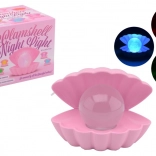 Lampička Mušle s Perlou měnící barvy