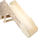 Dětská dřevěná skluzavka Žirafa do interiéru Wildlife