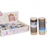 Dekorační washi páska 1,5 cm × 3 m – různé motivy