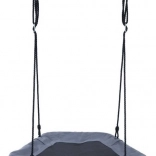 ECOTOYS šestihranná houpačka Čapí hnízdo šedá