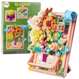stavebnice květiny v rámečku 4v1, 882 dílků