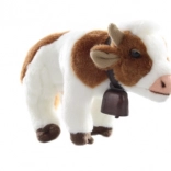 plyšová kravička se zvonečkem 25 cm