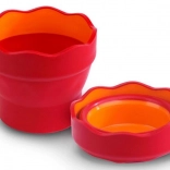 Kelímek na vodu Faber-Castell Clic&Go červený