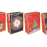 Dárková taška Vánoce L 42 × 31 × 12 cm