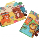 měkká šusticí látková knížka – zvířata z džungle