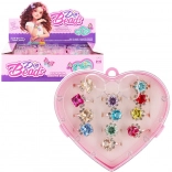 Dětské prstýnky v dárkové krabičce (12 ks)