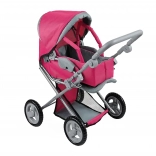 Woopie Royal kočárek pro panenky 3v1 s nosítkem a nastavitelnou rukojetí