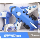 Šroubovací RC letadlo s vrtačkou pro děti 3+