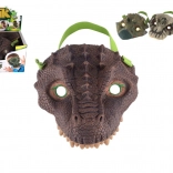 Gumová dinosauří maska na karneval