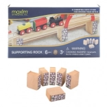 Mostní pilíře pro stavbu modelových tratí 6,5 × 5,5 × 2,5 cm, 6 ks