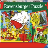 Ravensburger Puzzle Grinch 3x49 dílků