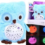 Plyšová sova s projektorem a ukolébavkami