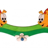 Dřevěný věšáček se třemi háčky berušky DoDo
