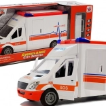 Ambulance na baterie se nosítky se zvukem a světlem