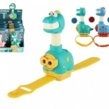 Náramkový projektor dinosaurus pro děti, plast, 11 cm, 3 barvy