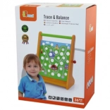 Dřevěné bludiště s autíčkem