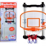 Domácí basketbalový koš s míčem a pumpičkou, nastavitelná výška