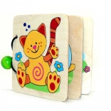 Dřevěná kniha Zvířátka od Hess