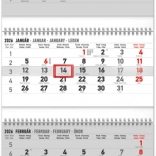 Nástěnný kalendář 4měsíční skládací 2026