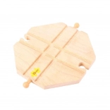 Bigjigs Rail Křížení Dřevěné Vláčkodráhy