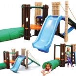 dětský zahradní prolézací set se skluzavkou little tikes seek & explore adventure climber