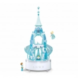 Sluban hrací skříňka zimní království – 420 dílků, 2 figurky, světlo a hudba