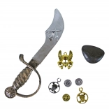 Pirátská sada pro děti – meč, oční klapka a doplňky