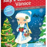 Šaty z celého světa: Vánoční kniha samolepek