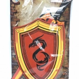 Pěnový meč a štít s motivem draka