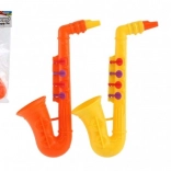 Dětský plastový saxofon 24 cm – 2 barvy