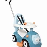 Odrážedlo se zvuky a vodící tyčí Maestro 3v1 modré