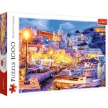 Puzzle 1000 dílků - Trefl: Wyspa Procida nocí, Itálie