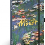 Linkovaný zápisník NOTIQUE Claude Monet 13 × 21 cm