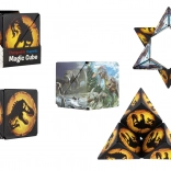 Magnetická hlavolamová kostka dinosaurus, plast, 6 cm