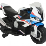 Dětská elektrická motorka BMW S1000RR bílá