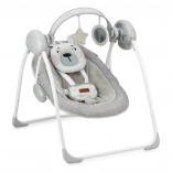 Houpací lehátko s melodiemi MoMi Liss medvěd růžové