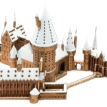 metal earth 3d puzzle harry potter: zasněžený bradavický hrad